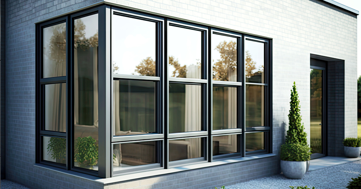 Aluminum windows